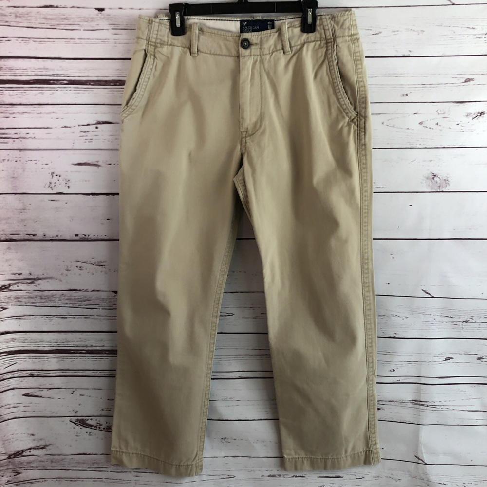 American Eagle Men’s khaki pants. Size 34 x 32